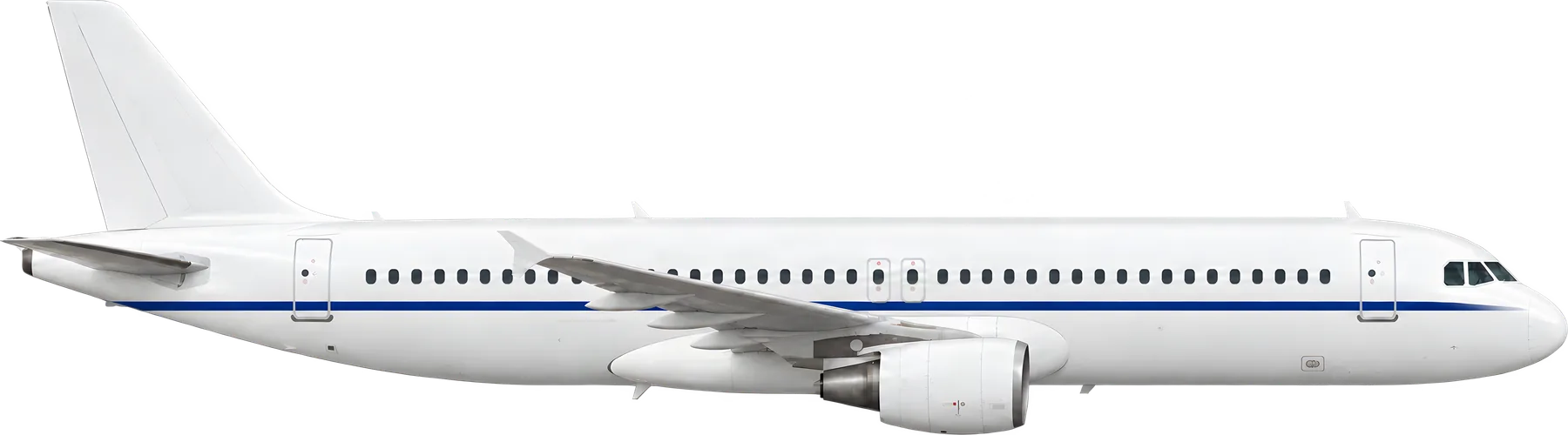 Airbus A320-214 exterior illustration: Airbus A320-214 reference airframe.