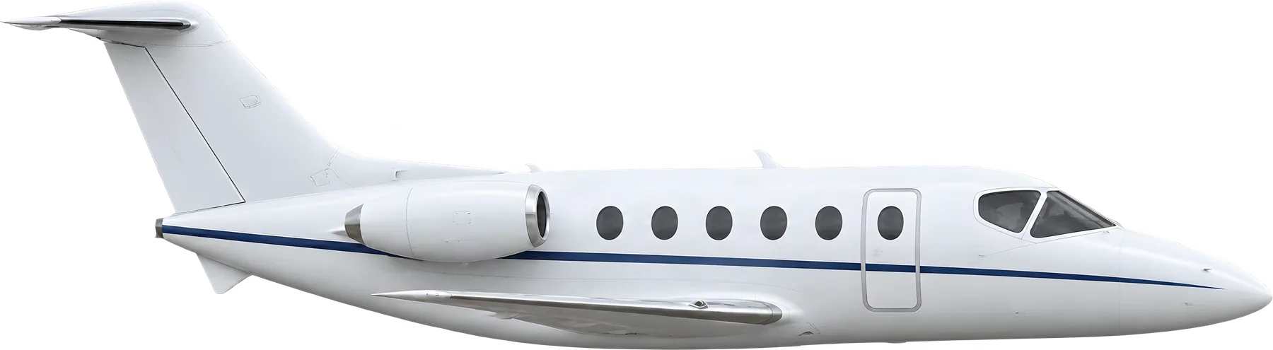 Beechcraft Beechjet 400A exterior illustration: Beechcraft Beechjet 400A reference airframe.