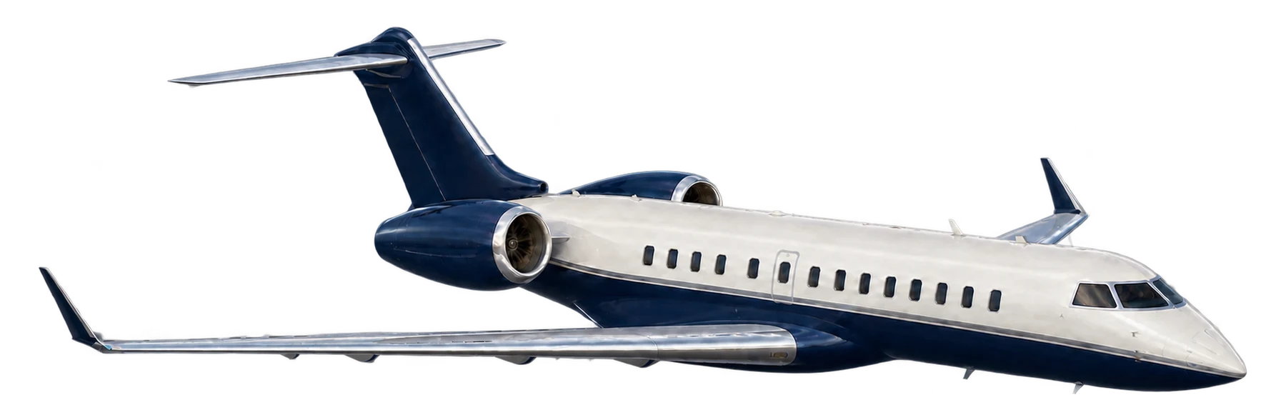 Bombardier BD-700-1A11 series exterior illustration: Bombardier Global 5000 reference airframe.