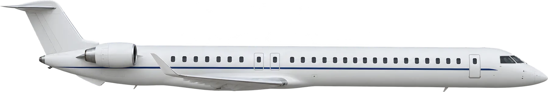 Bombardier CRJ1000 exterior illustration: Bombardier CRJ1000 reference airframe.