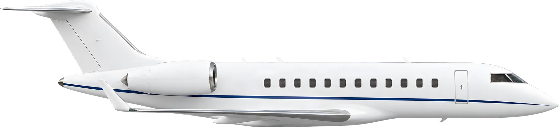 Bombardier Global 5000 exterior illustration: Bombardier Global 5000 reference airframe.