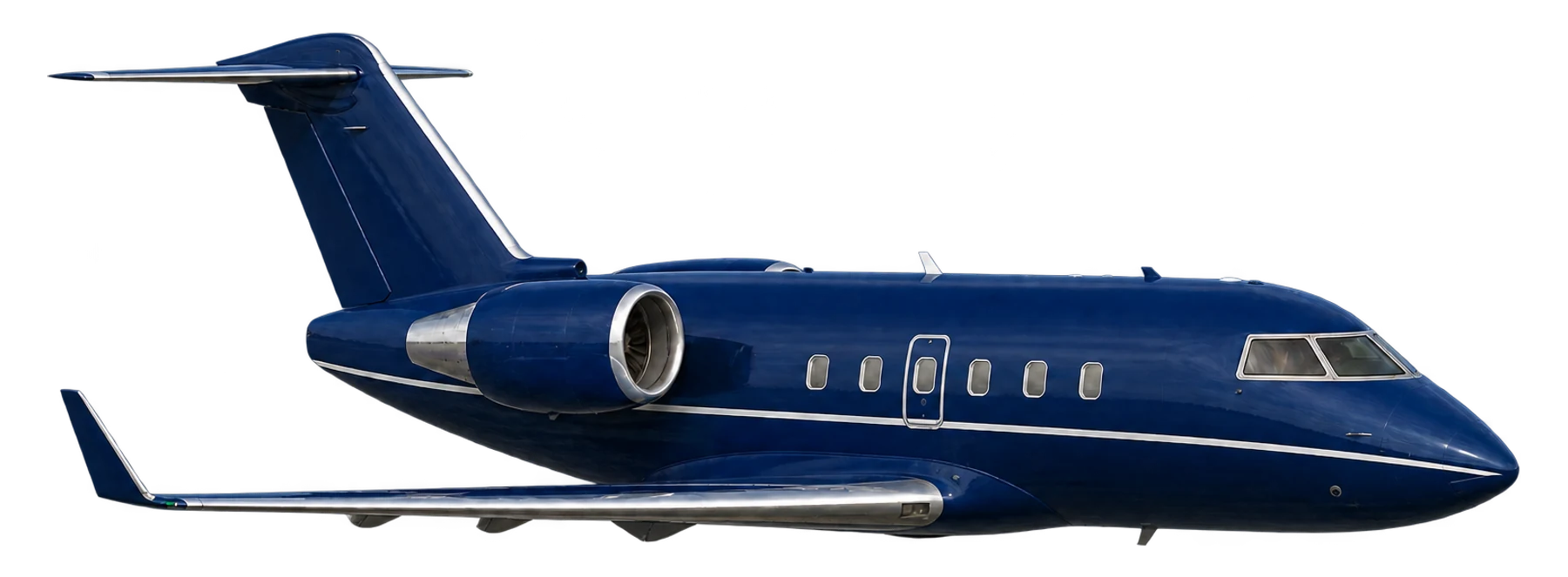Canadair Challenger 601-1A exterior illustration: Challenger 601-1A reference airframe.