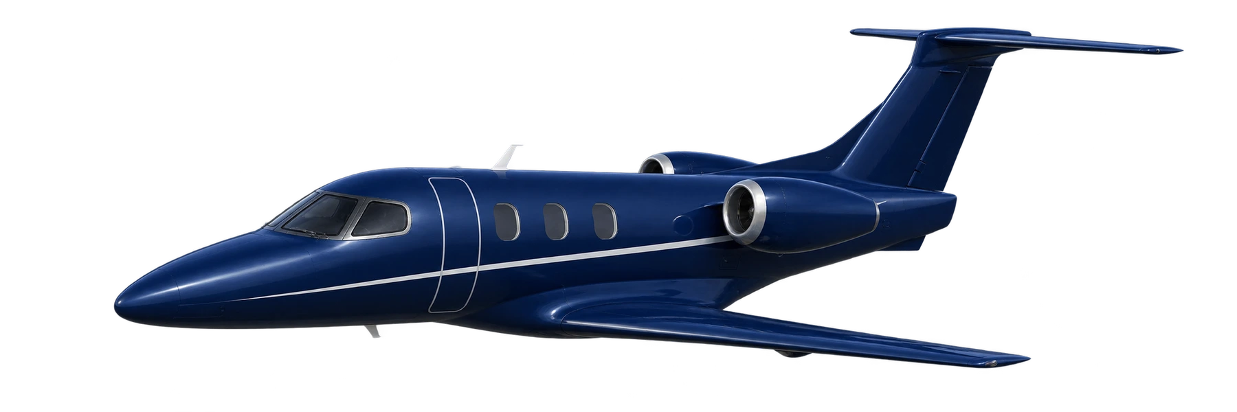 Embraer EMB-500 (Phenom 100 family) exterior illustration: Embraer EMB-500 common Phenom 100-family airframe reference reference airframe.