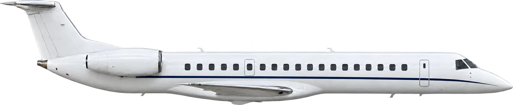 Embraer ERJ-145LR exterior illustration: Embraer ERJ-145LR reference airframe.
