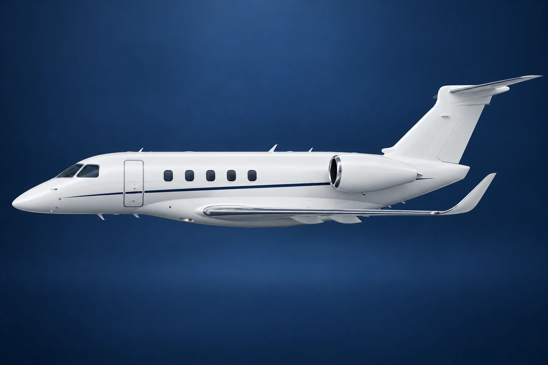 Embraer Praetor 500 exterior illustration: Embraer Praetor 500 reference airframe.