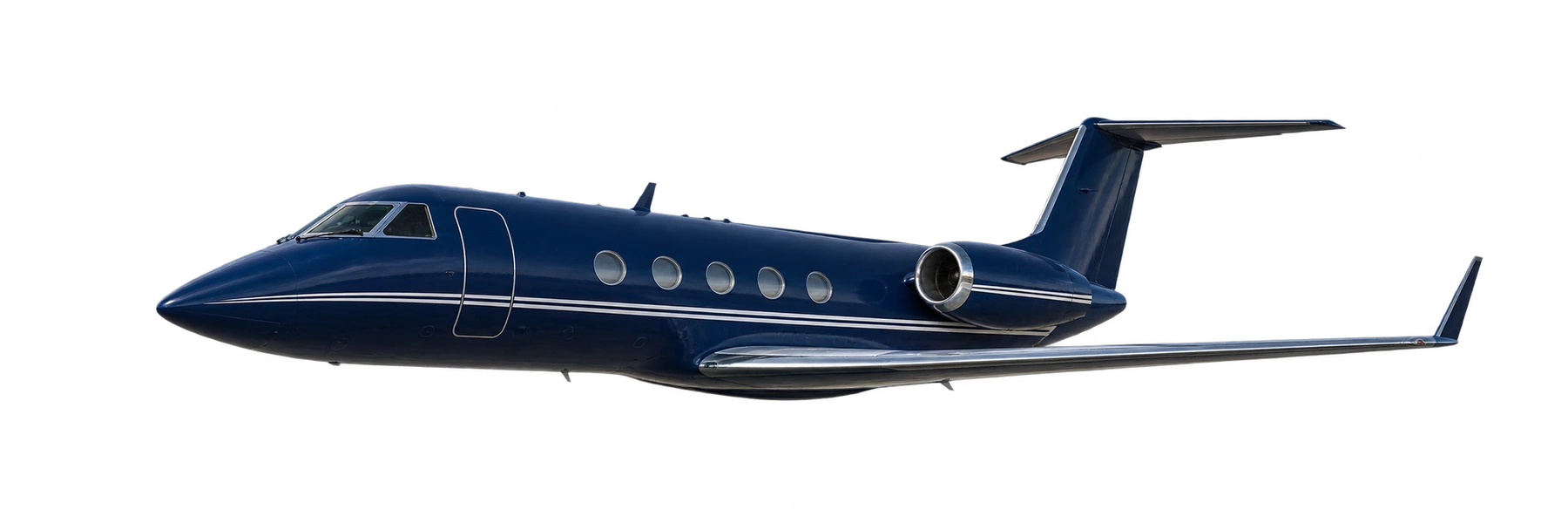Gulfstream III exterior illustration: Gulfstream III reference airframe.