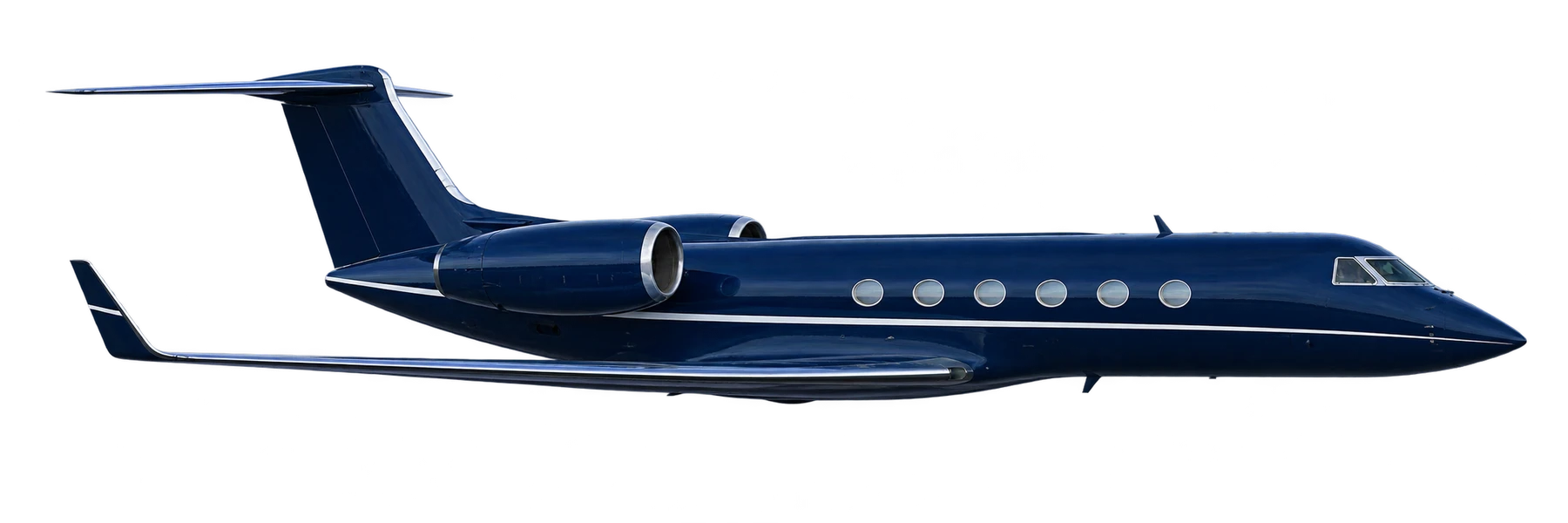 Gulfstream IV (certified family) exterior illustration: Gulfstream IV reference airframe.