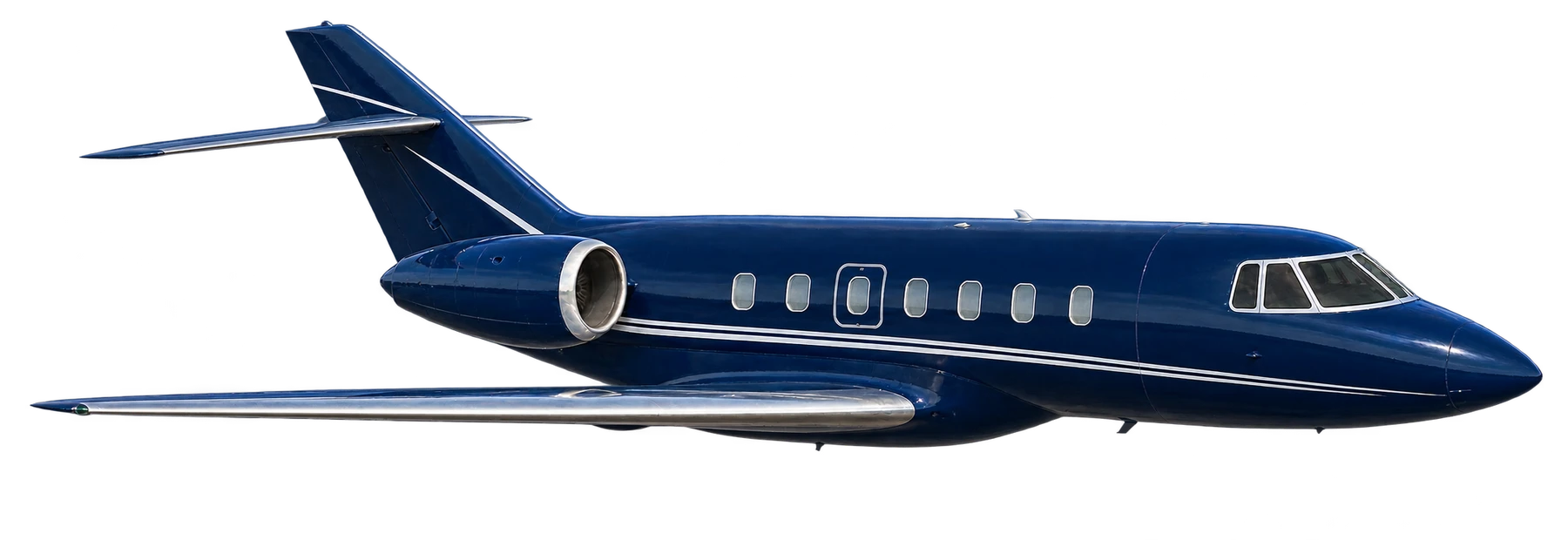 Hawker 1000 / BAe125 Series1000 (certified family) exterior illustration: Hawker 1000 reference airframe.