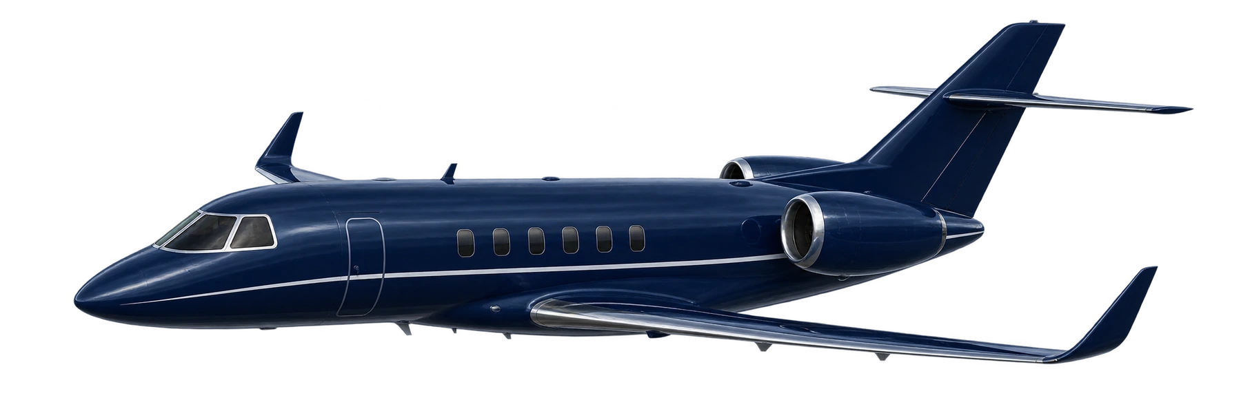 Hawker 900XP exterior illustration: Hawker 900XP with winglets reference airframe.