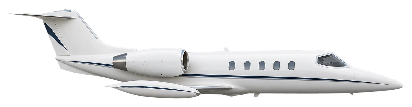 Learjet 35 (certified family) exterior illustration: Original Learjet 35 reference airframe.