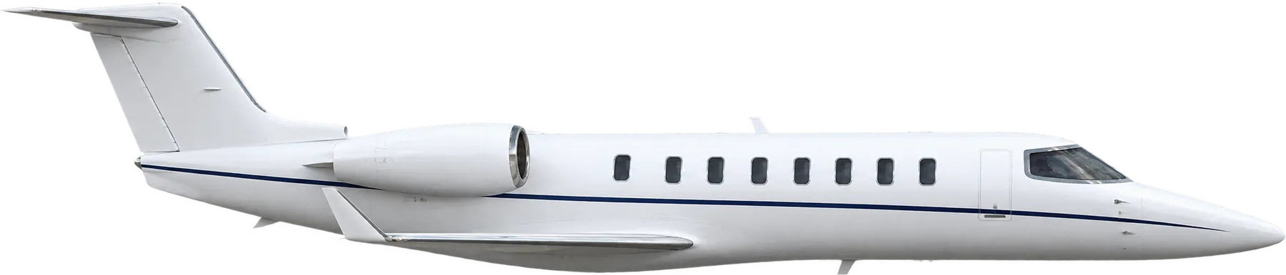 Learjet 45 exterior illustration: Learjet 45 reference airframe.