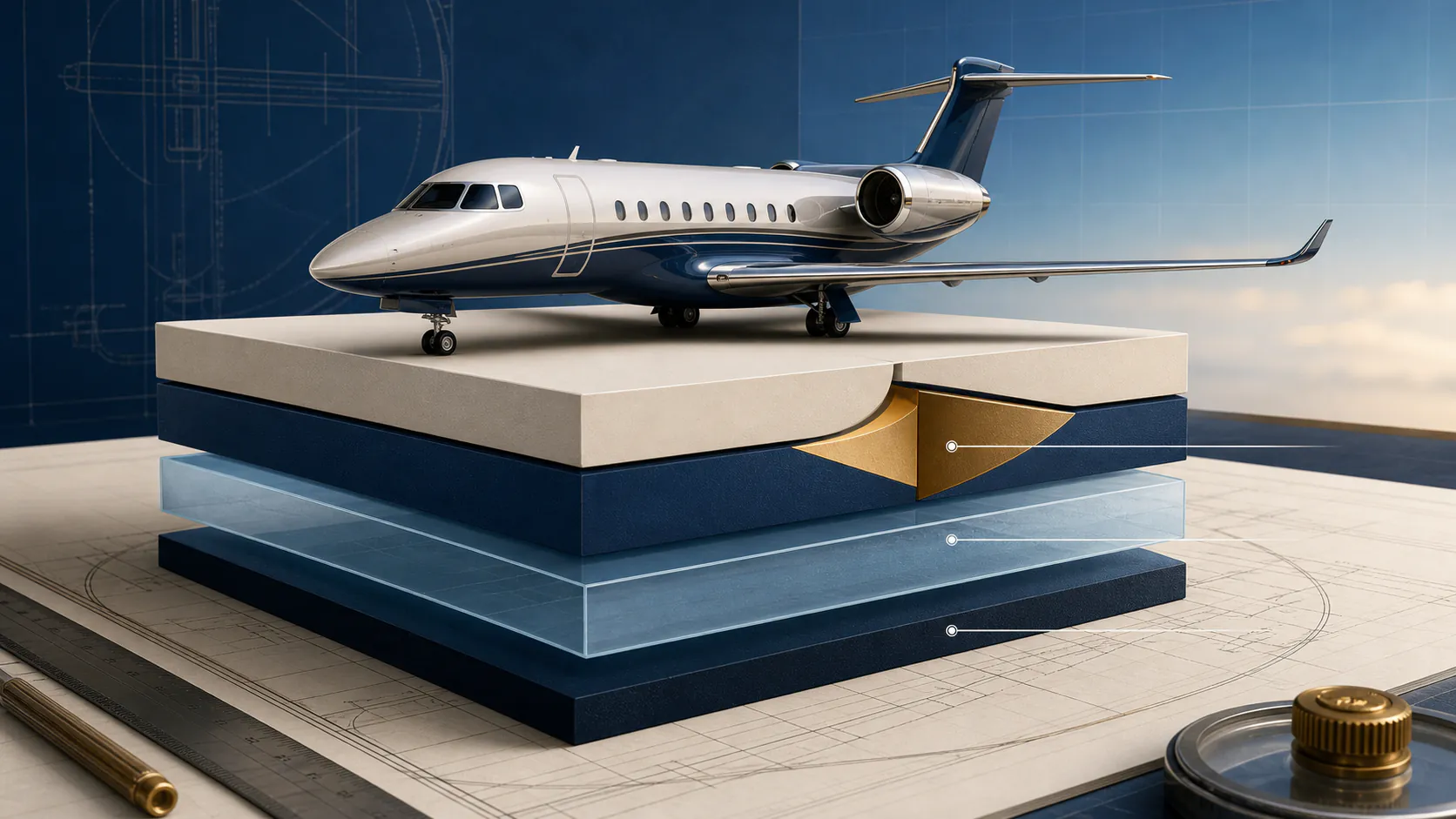 Aircraft Down Payment: How Much Equity Do You Need? editorial illustration