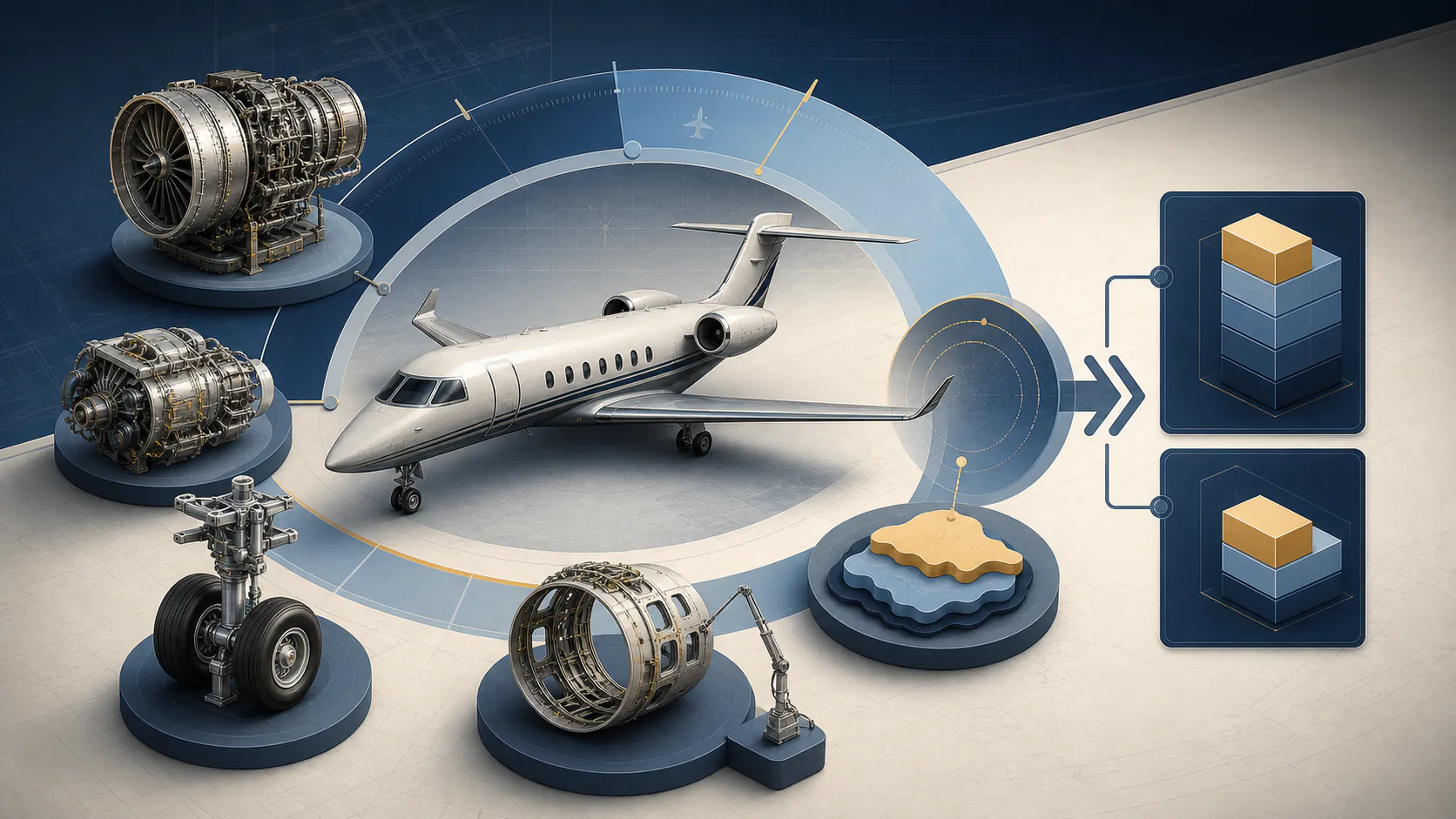 Aircraft Maintenance Reserve Calculator editorial illustration