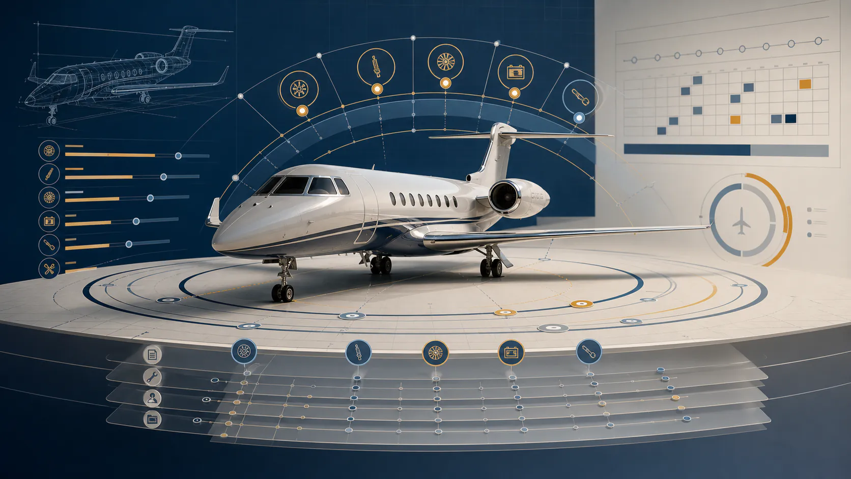 Aircraft Maintenance Tracking Software: Buyer’s Guide editorial illustration