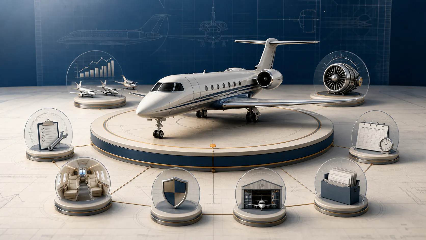 Aircraft Valuation: What Determines Market Value editorial illustration