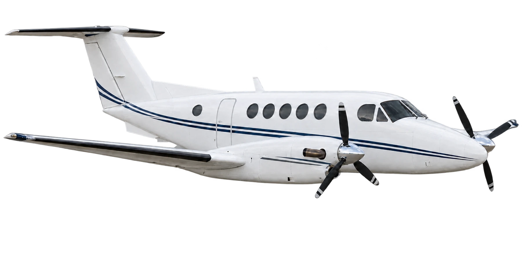 Illustration of a Beechcraft B200 manufacturer exterior reference. Not a photo of N428MC.