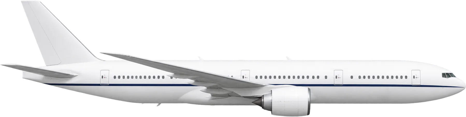 Illustration of a Boeing 777-200ER. Not a photo of N195JM.