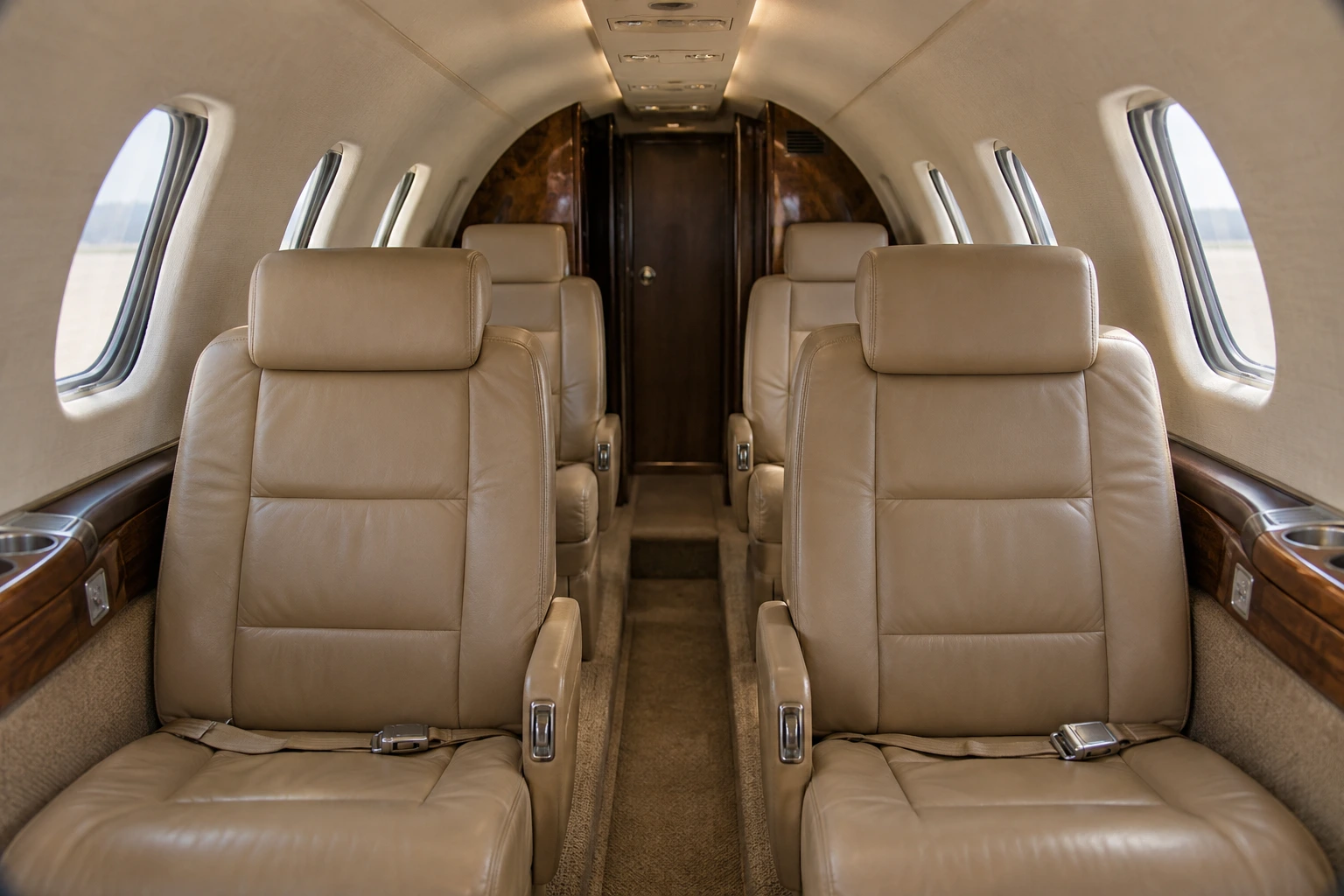 Representative Citation II/SP cabin detail. Actual interiors vary.