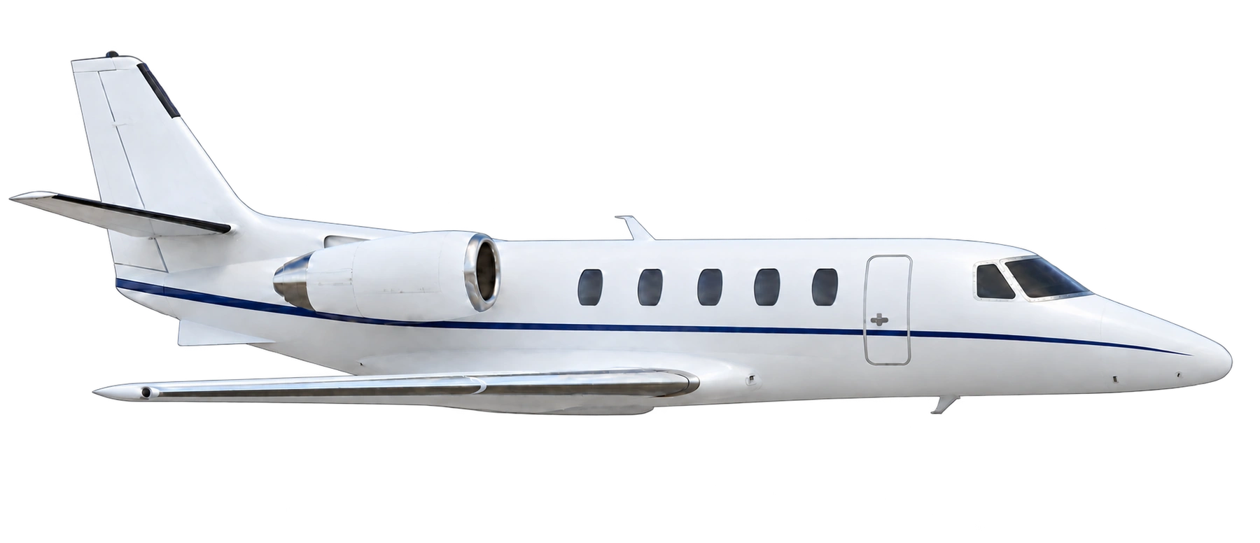 Illustration of a Citation Ascend baseline design. Not a photo of N281E.