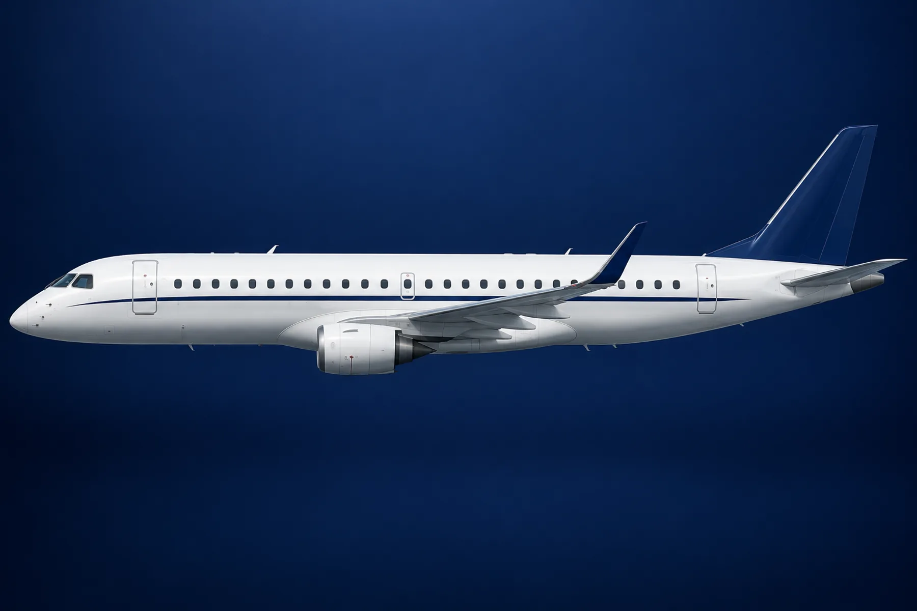 Illustration of the Embraer E190.