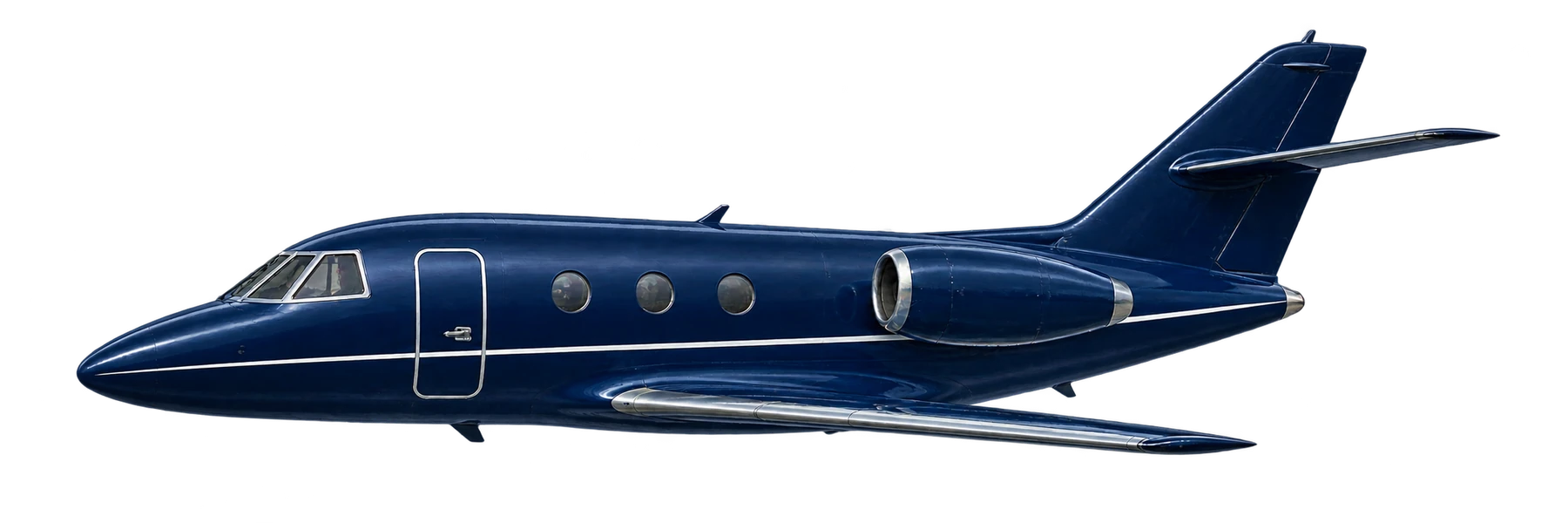 Illustration of the Dassault Falcon 10 (certified family).