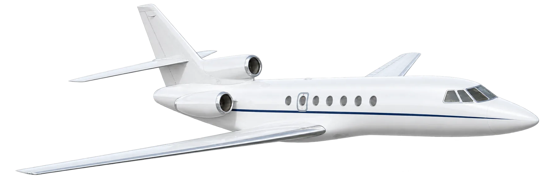 Original illustration of the baseline Falcon 50 type; individual aircraft configurations vary