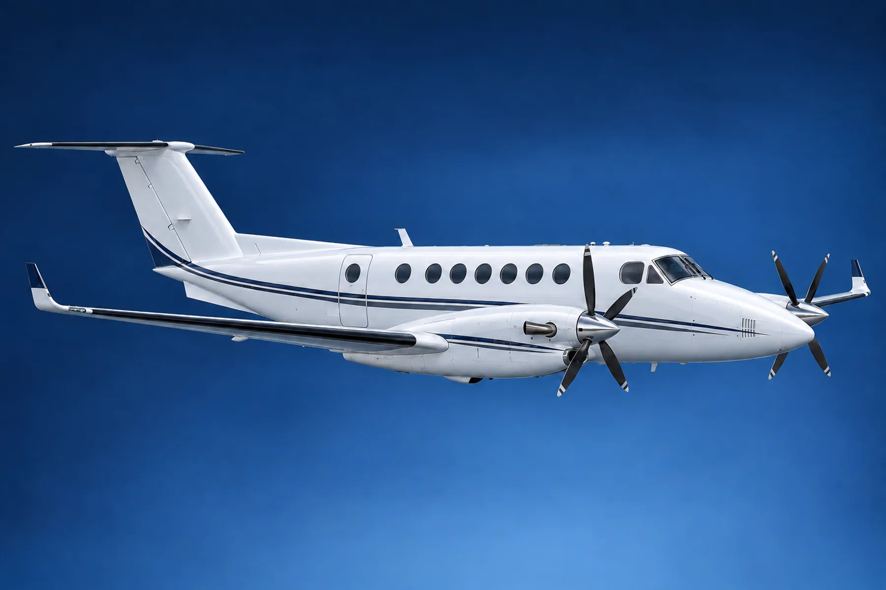 Illustration of the Beechcraft King Air 350.
