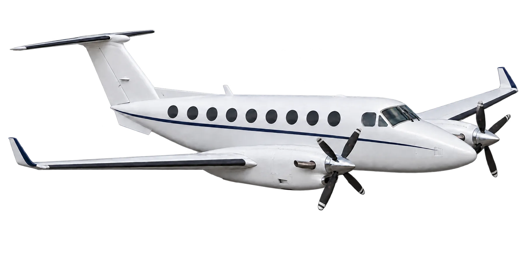 Beechcraft King Air 350i exterior reference for the 300 / 350 / 360 family; variants differ.