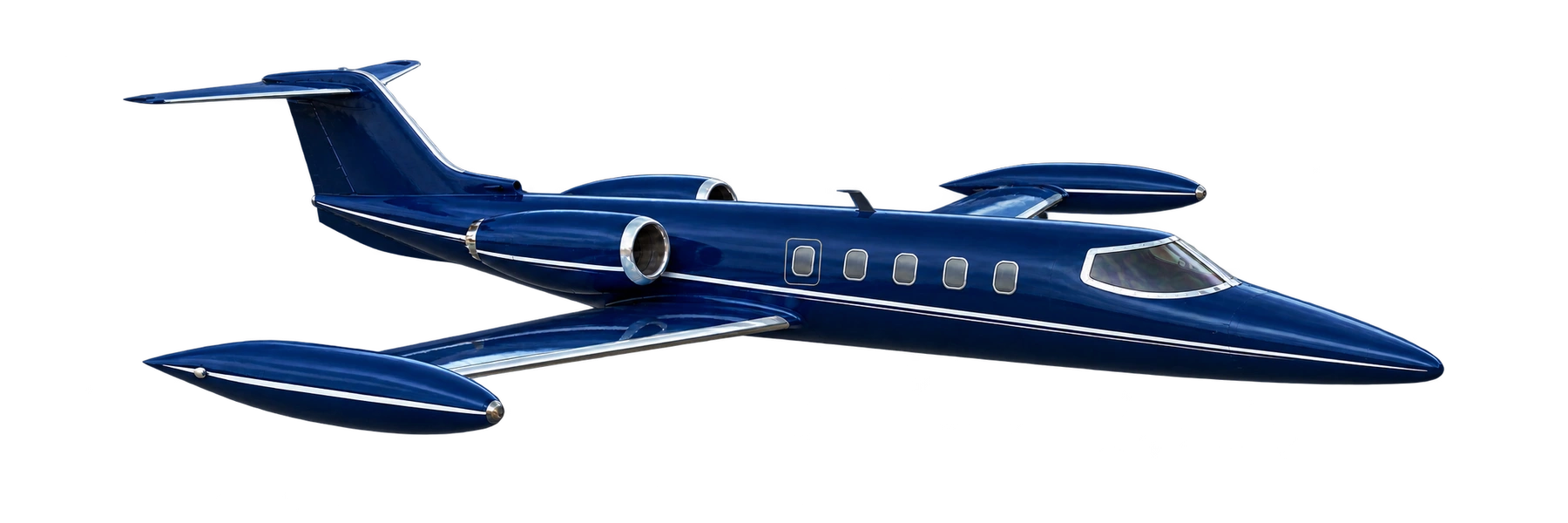 Illustration of a Learjet 36A. Not a photo of N116MA.