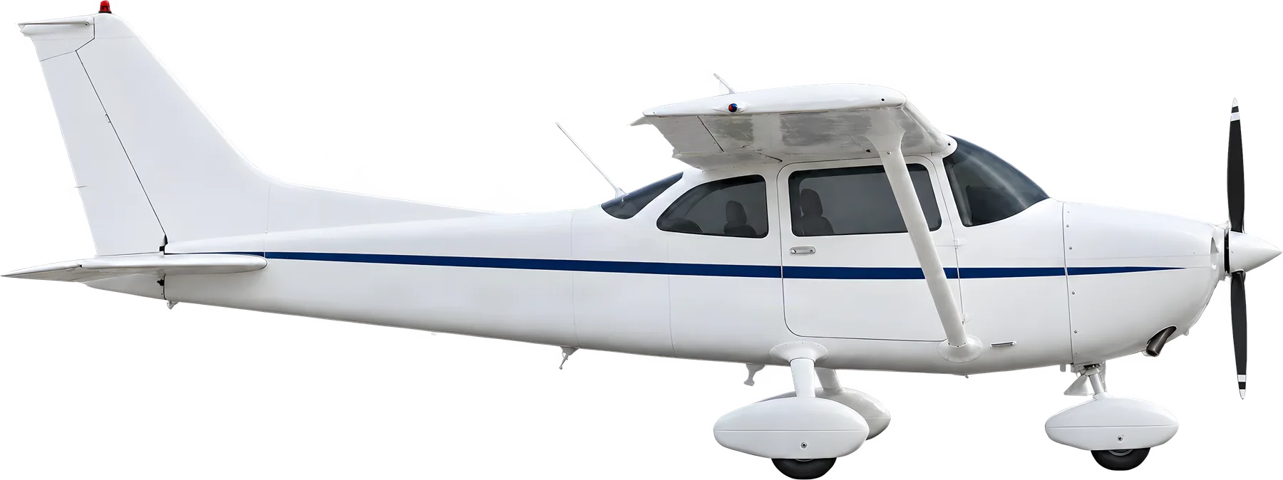 Illustration of a Cessna 172S Skyhawk with fixed landing gear. Not a photo of N97FF.