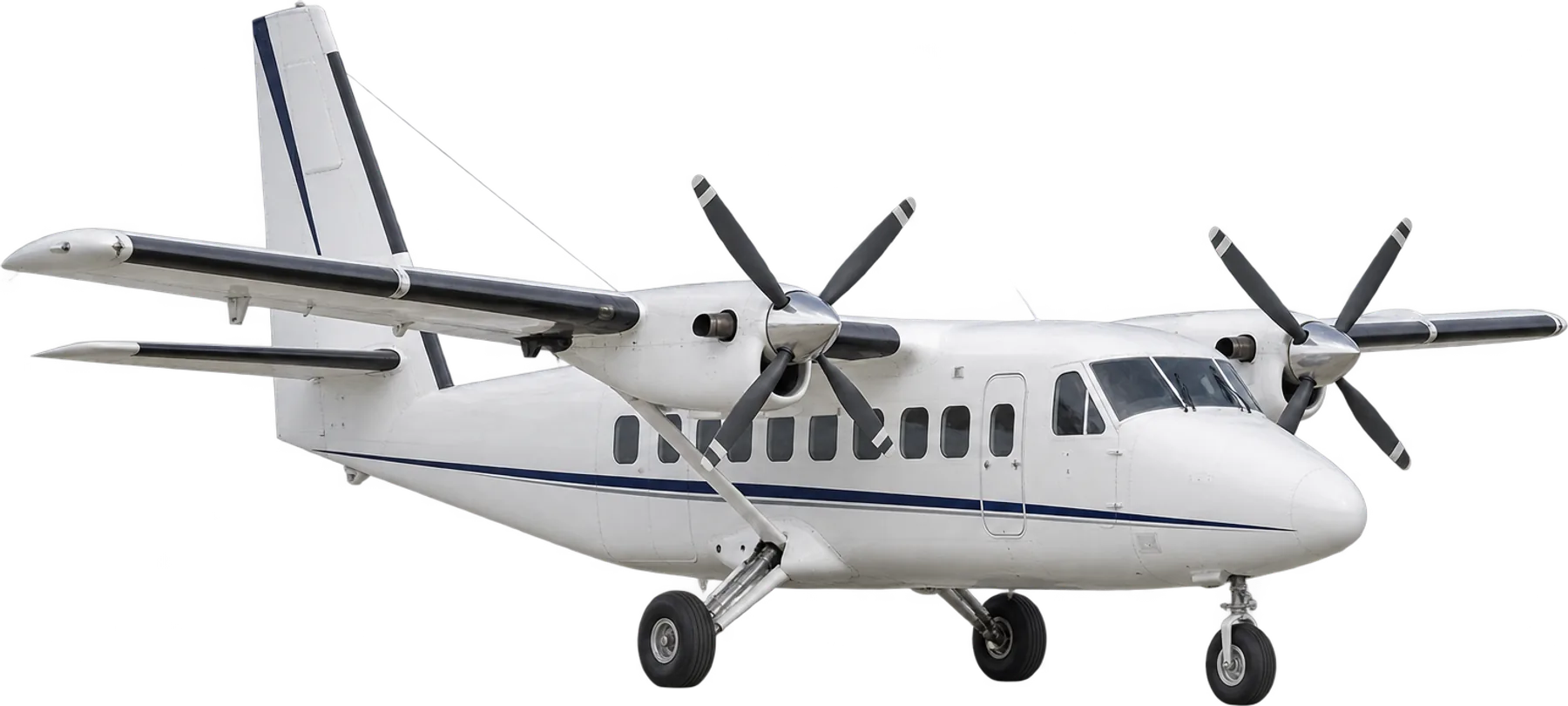 de Havilland Canada DHC-6 Twin Otter Series 400 exterior reference; earlier series and equipment vary.